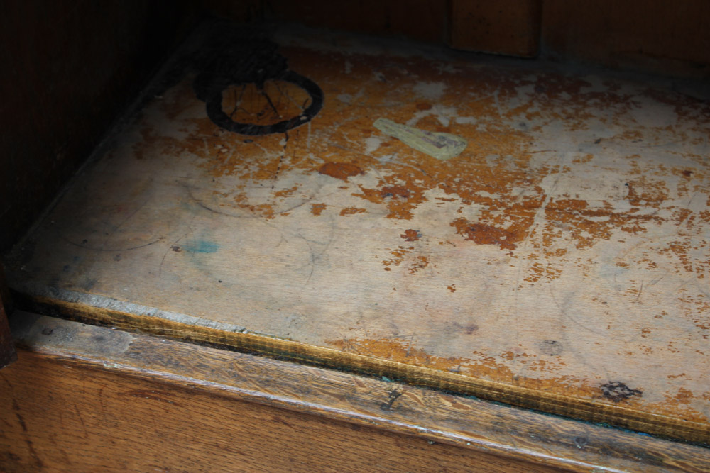 Antique Larkin Soap Co. Oak Display Cabinet