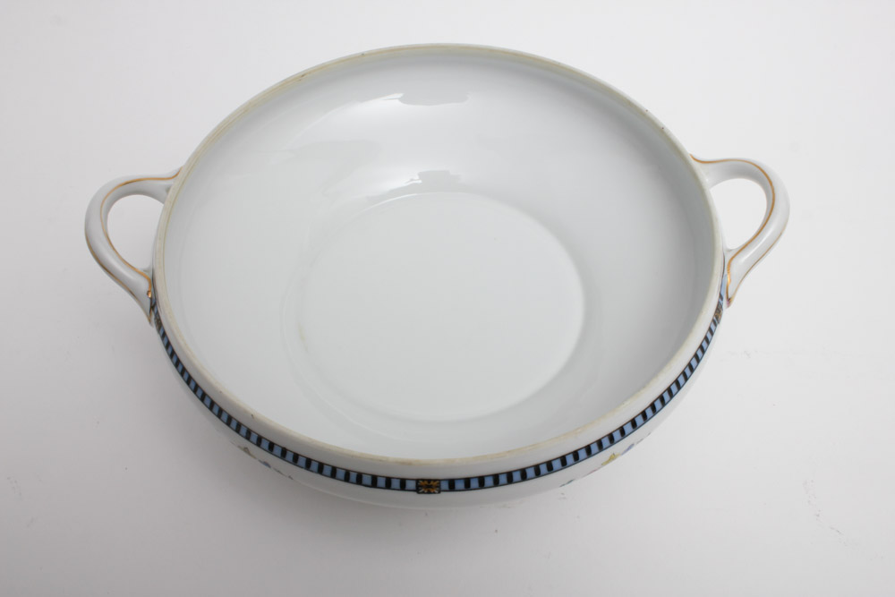 Noritake and Gosser Covered Vegetable Dishes and Lemon Servers