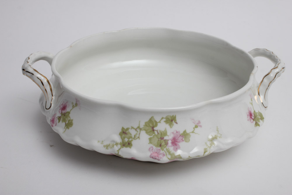 Noritake and Gosser Covered Vegetable Dishes and Lemon Servers