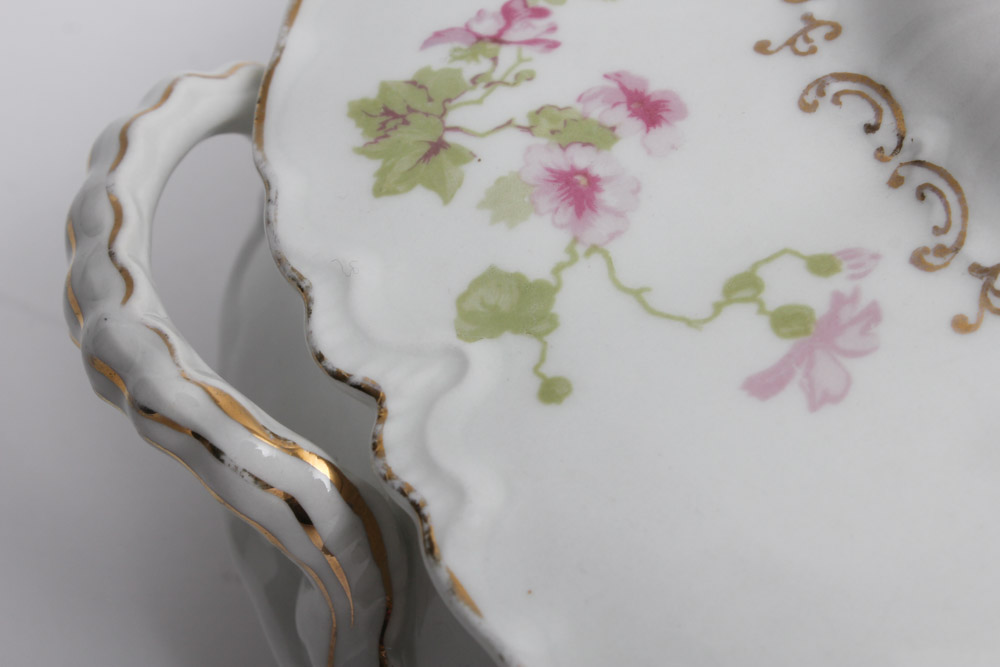 Noritake and Gosser Covered Vegetable Dishes and Lemon Servers