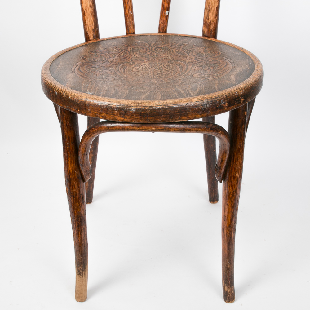 Austrian Antique Thonet Style Bentwood Chair