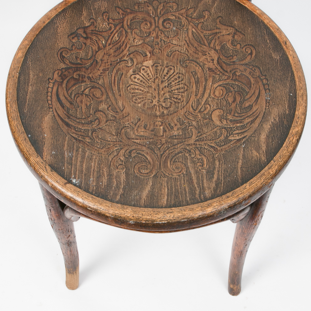 Austrian Antique Thonet Style Bentwood Chair