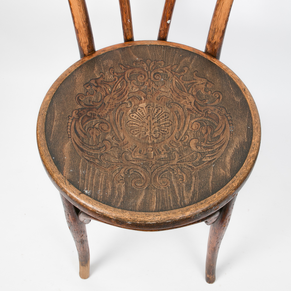 Austrian Antique Thonet Style Bentwood Chair