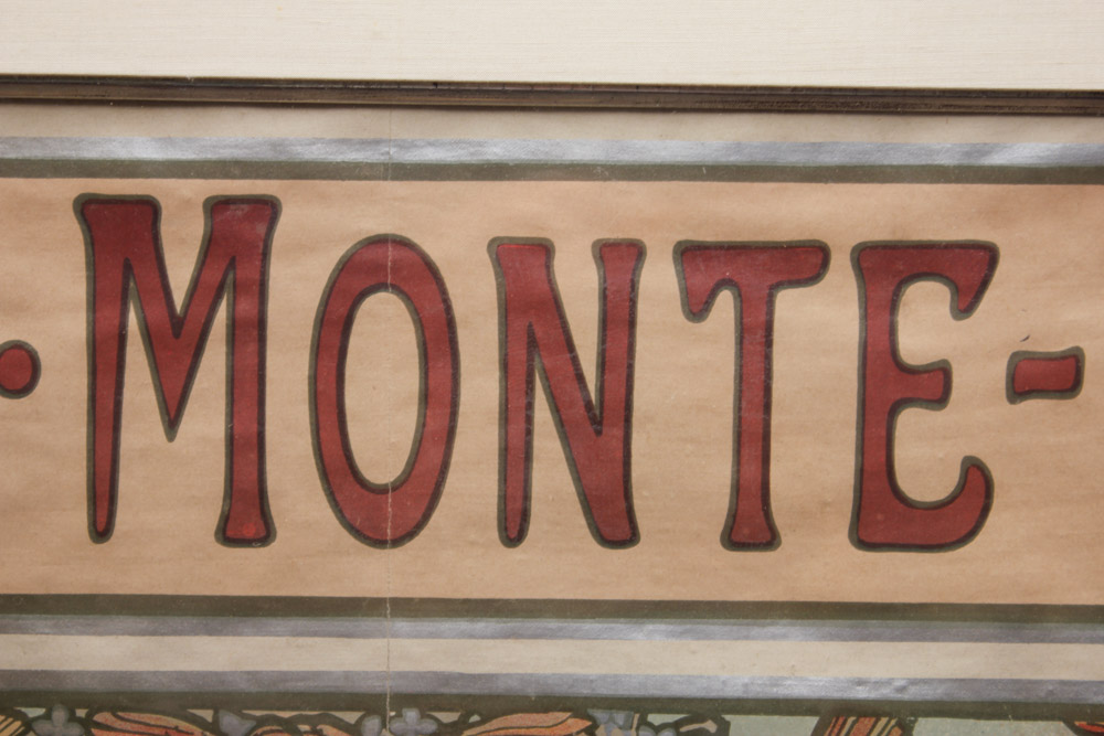 Alphonse Mucha Lithograph Poster "Monaco - Monte Carlo"