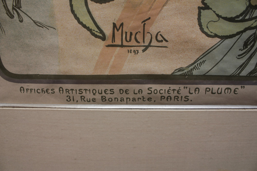 Alphonse Mucha Lithograph Poster "Monaco - Monte Carlo"