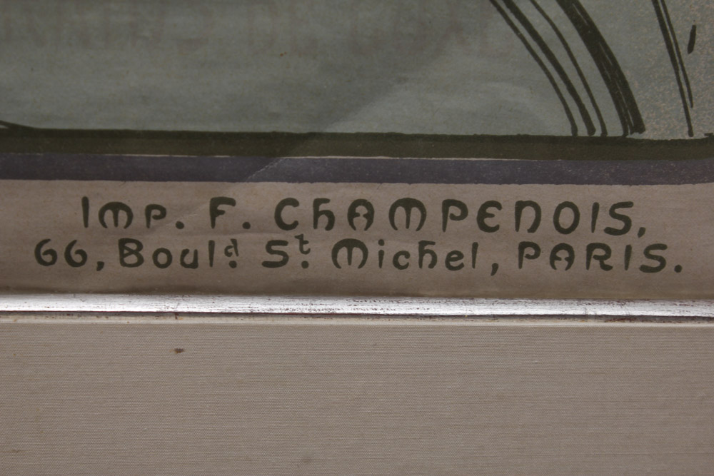 Alphonse Mucha Lithograph Poster "Monaco - Monte Carlo"