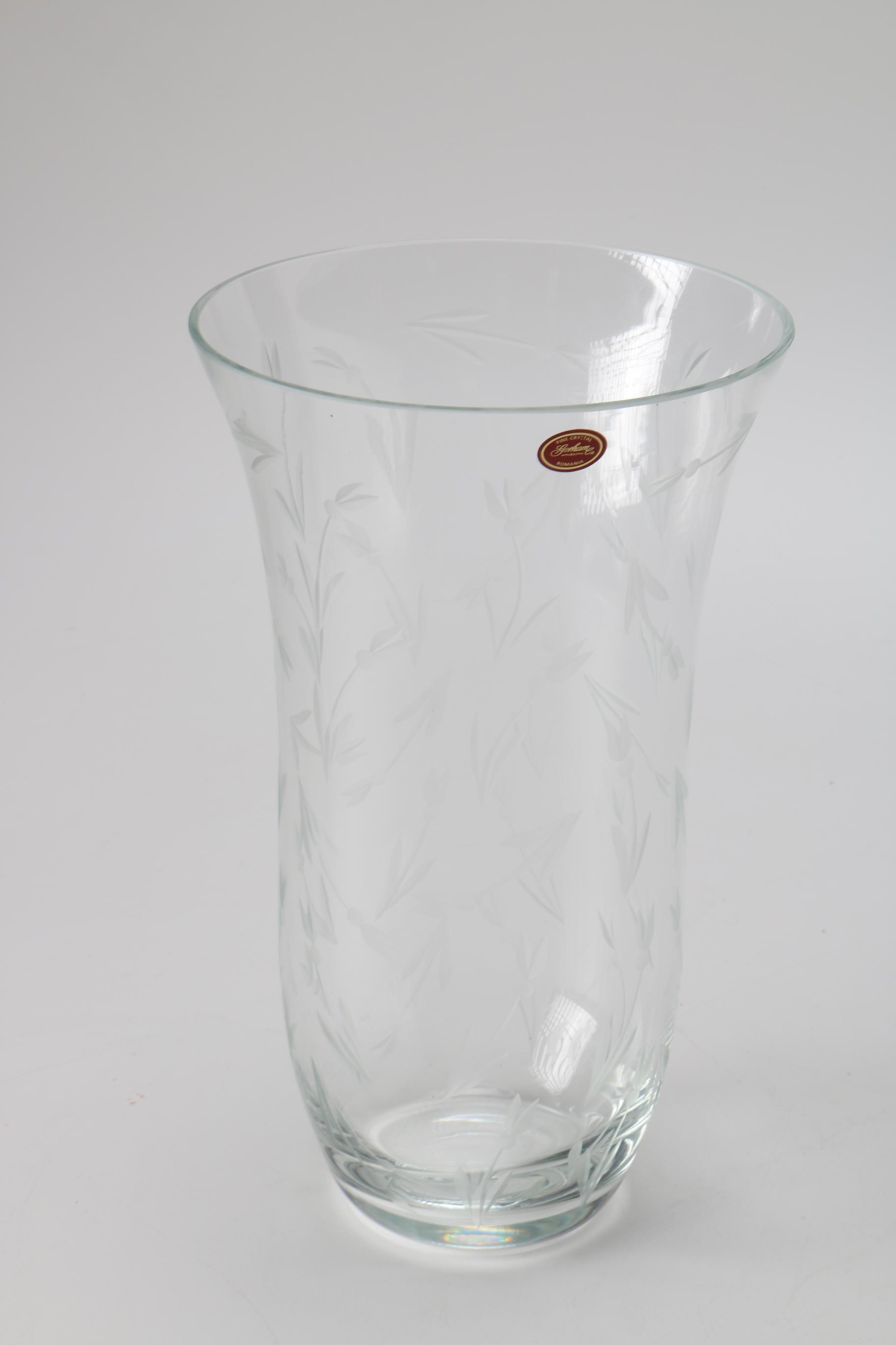 Gorham Crystal Vase