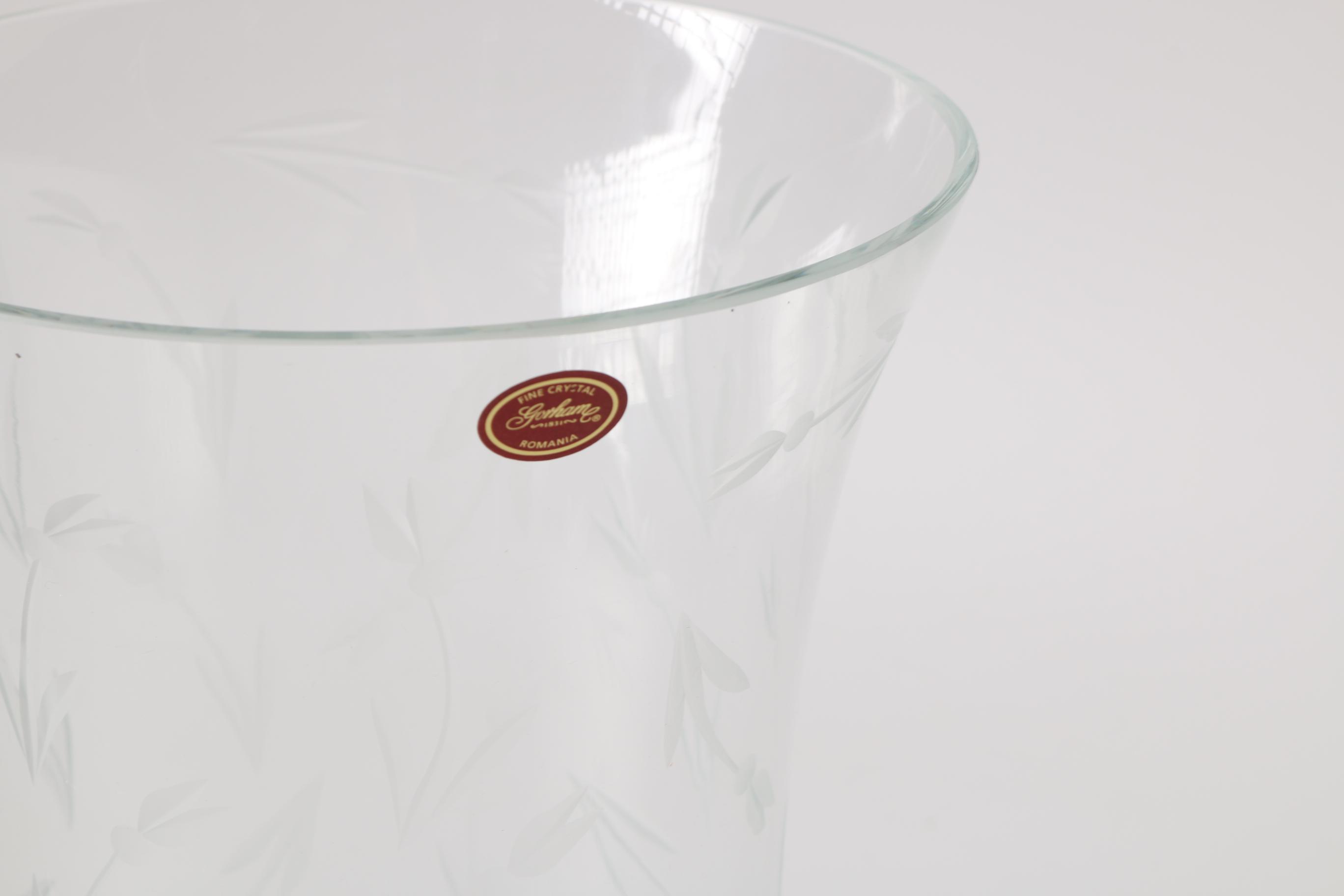 Gorham Crystal Vase