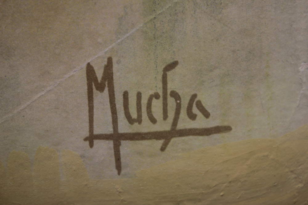 Alphonse Mucha Lithograph Poster "The Seasons"