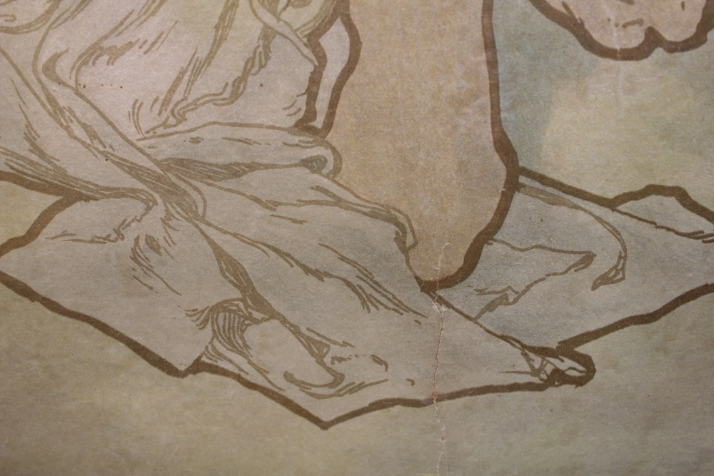 Alphonse Mucha Lithograph Poster "The Seasons"