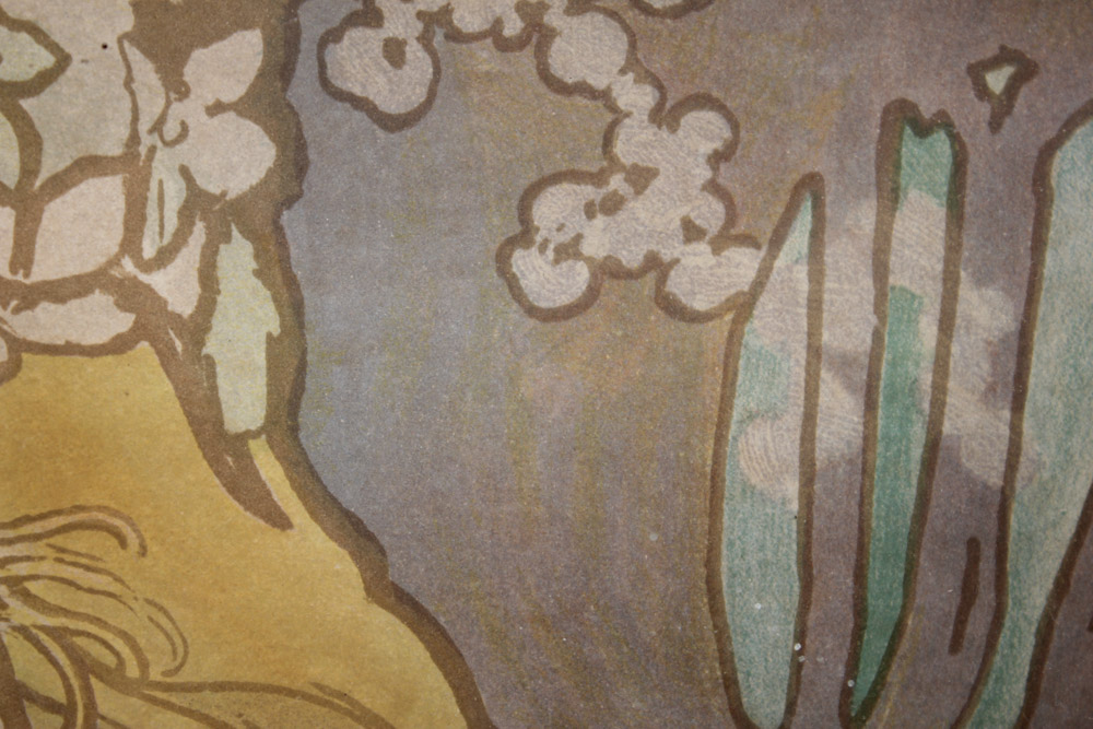 Alphonse Mucha Lithograph Poster "The Seasons"