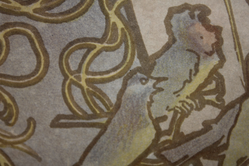 Alphonse Mucha Lithograph Poster "The Seasons"