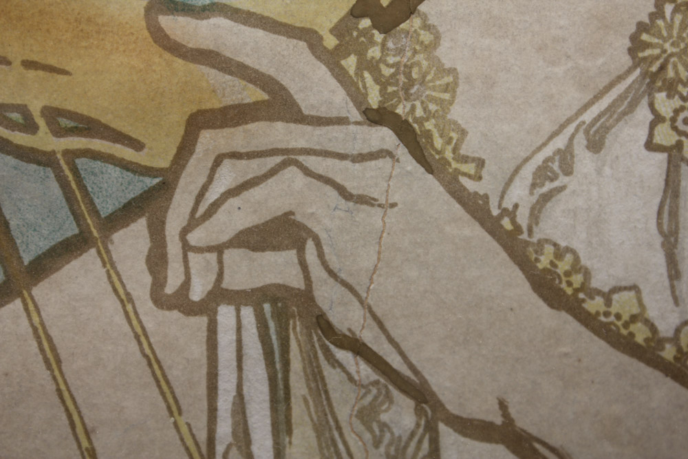 Alphonse Mucha Lithograph Poster "The Seasons"