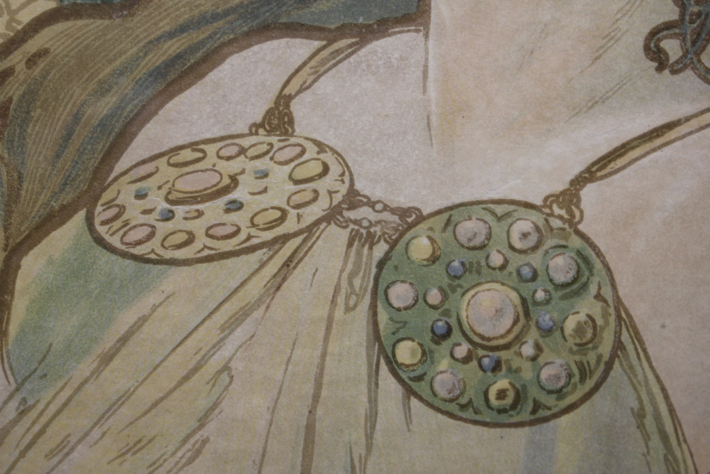 Alphonse Mucha Lithograph Poster "The Seasons"