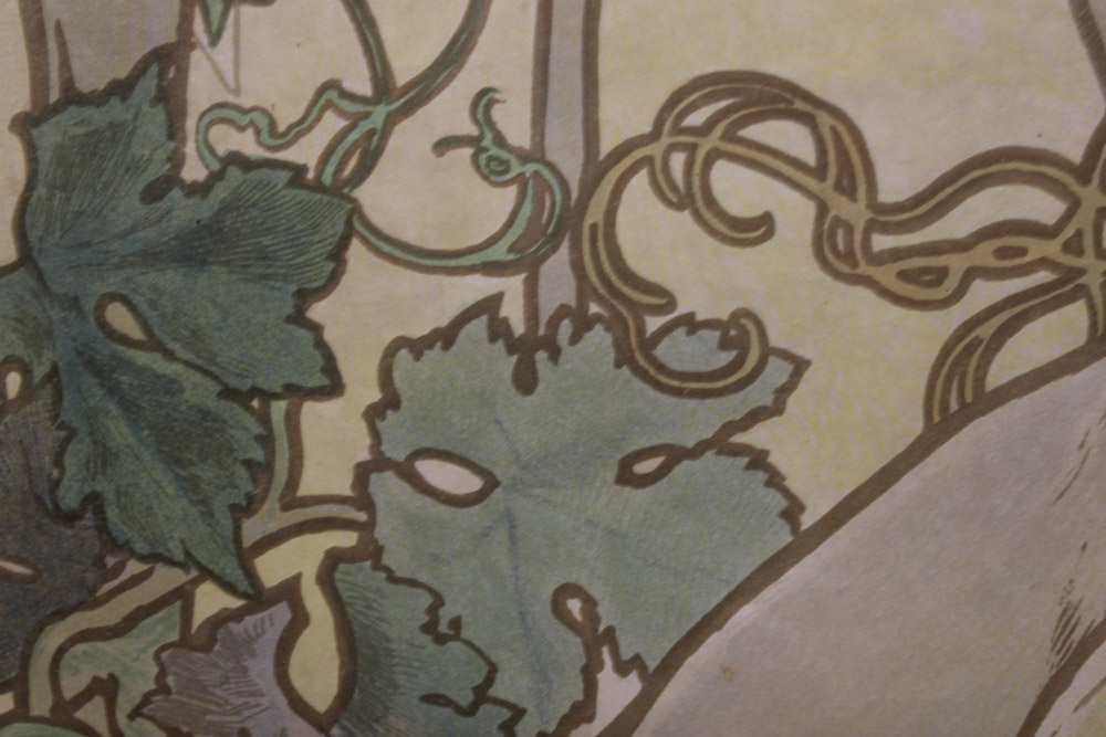 Alphonse Mucha Lithograph Poster "The Seasons"