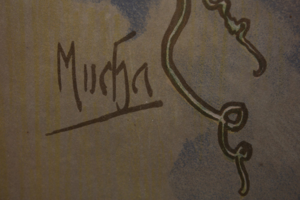 Alphonse Mucha Lithograph Poster "The Seasons"