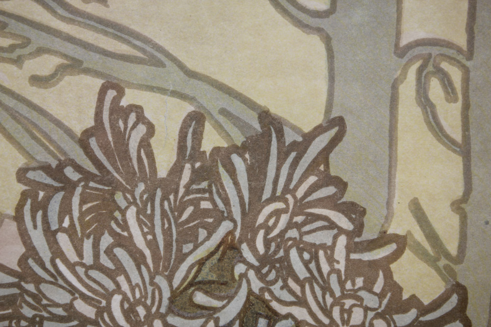 Alphonse Mucha Lithograph Poster "The Seasons"