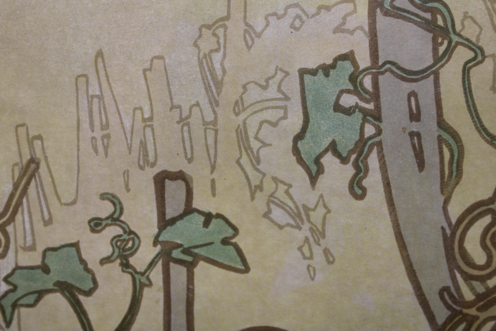 Alphonse Mucha Lithograph Poster "The Seasons"