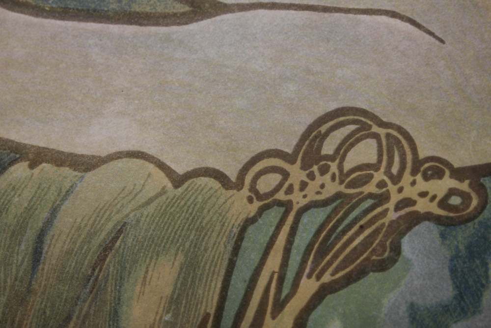 Alphonse Mucha Lithograph Poster "The Seasons"