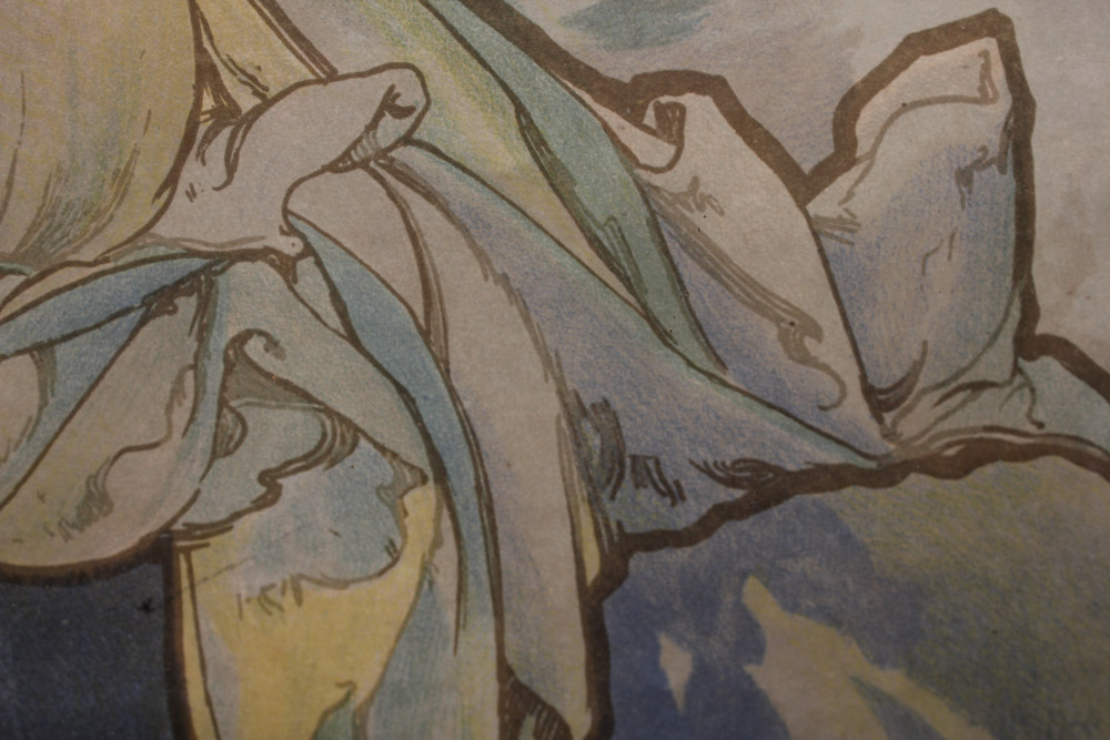 Alphonse Mucha Lithograph Poster "The Seasons"