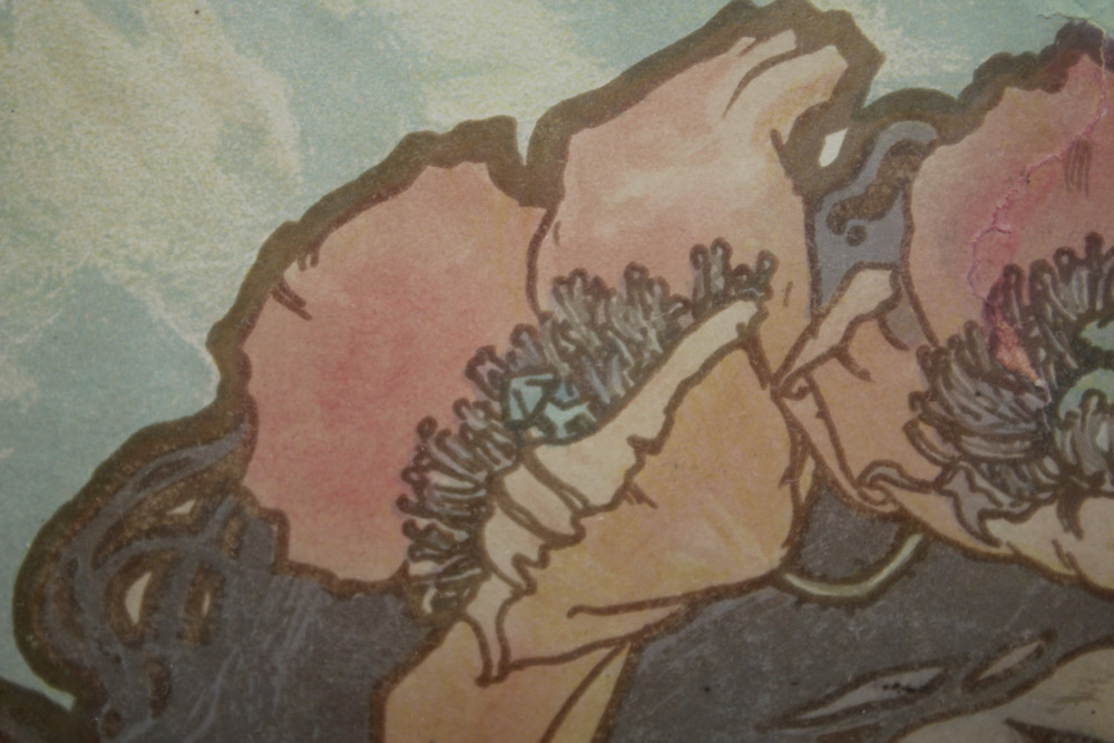 Alphonse Mucha Lithograph Poster "The Seasons"