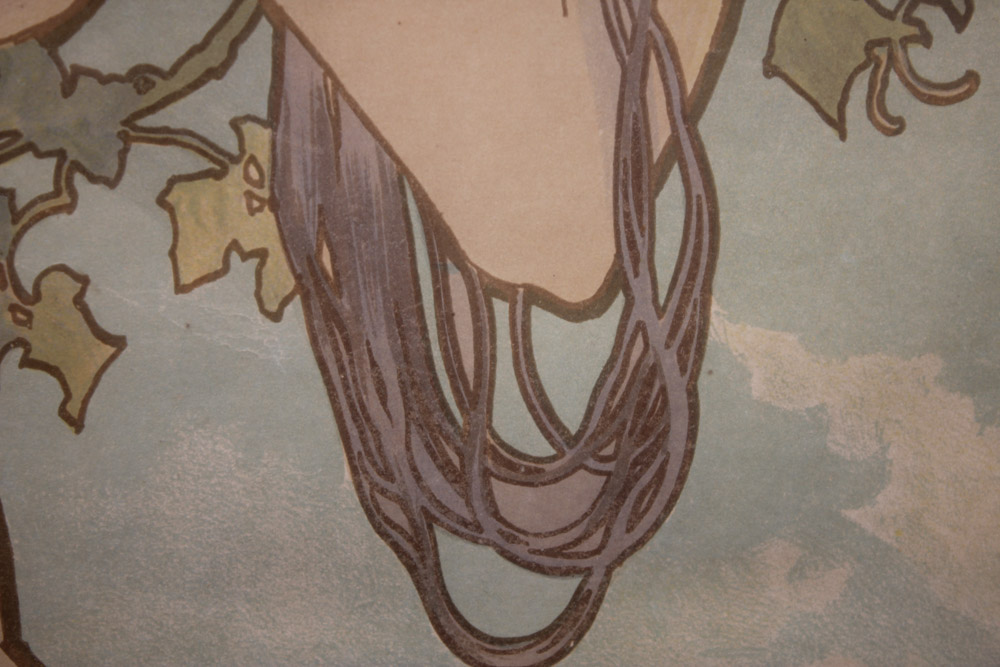 Alphonse Mucha Lithograph Poster "The Seasons"