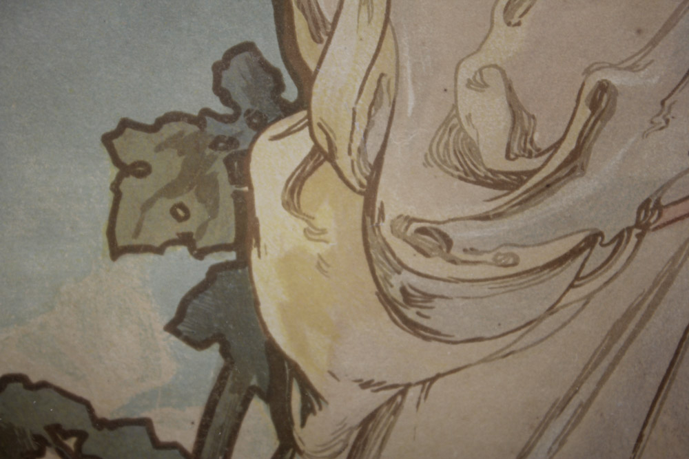 Alphonse Mucha Lithograph Poster "The Seasons"