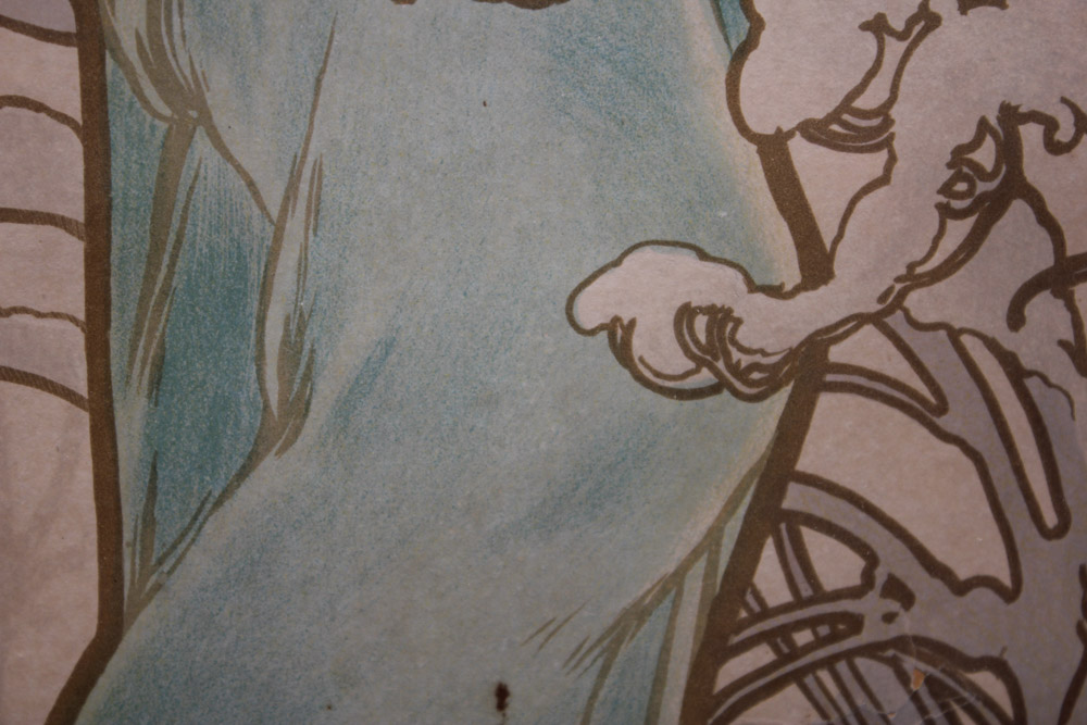 Alphonse Mucha Lithograph Poster "The Seasons"