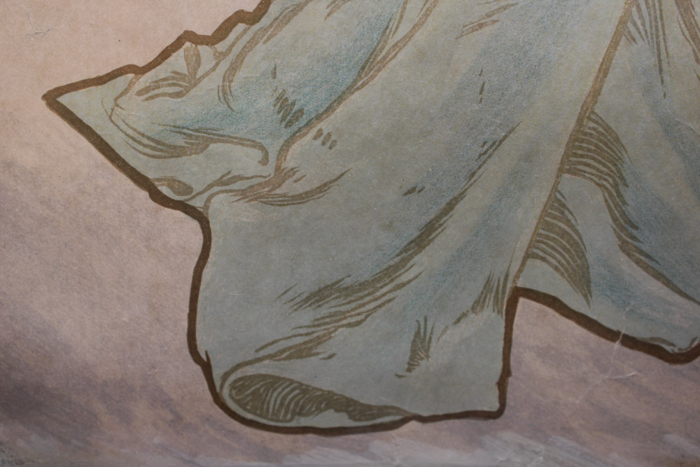 Alphonse Mucha Lithograph Poster "The Seasons"