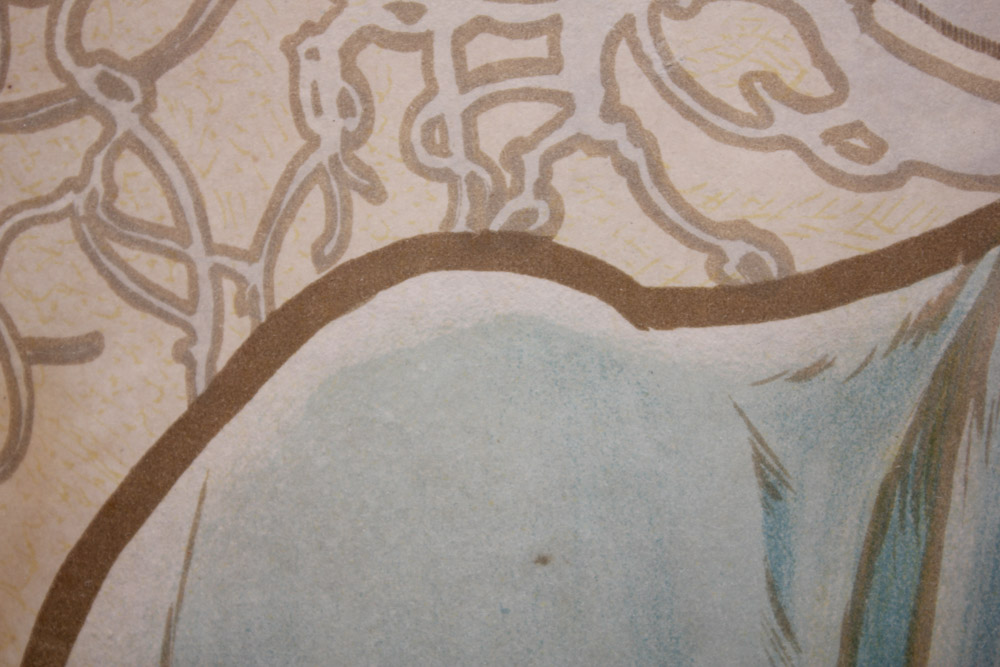 Alphonse Mucha Lithograph Poster "The Seasons"