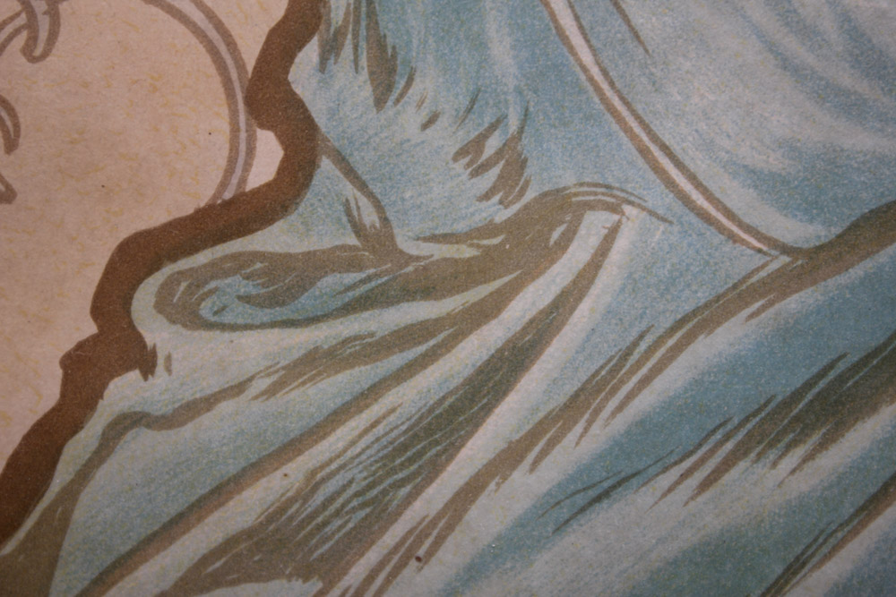 Alphonse Mucha Lithograph Poster "The Seasons"