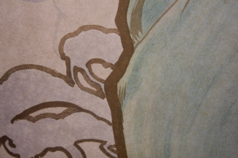 Alphonse Mucha Lithograph Poster "The Seasons"