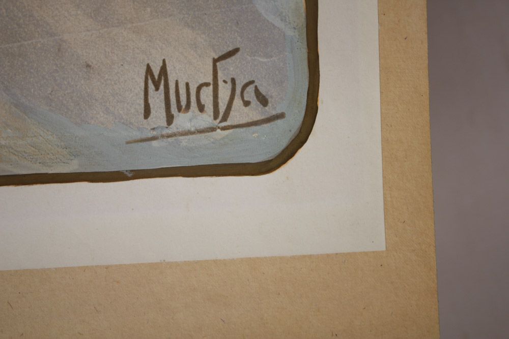 Alphonse Mucha Lithograph Poster "The Seasons"