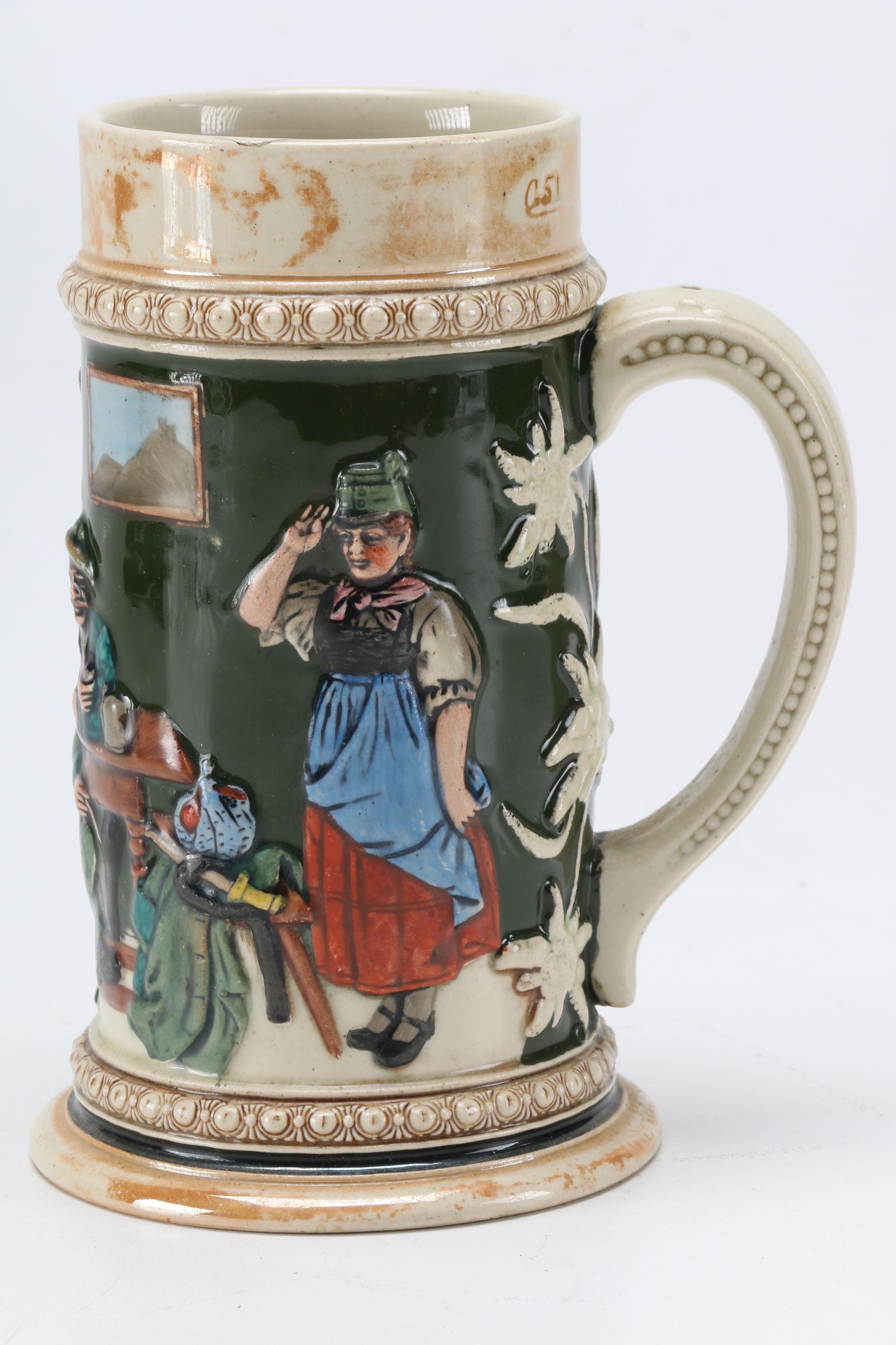 Ceramic German Beer Stein
