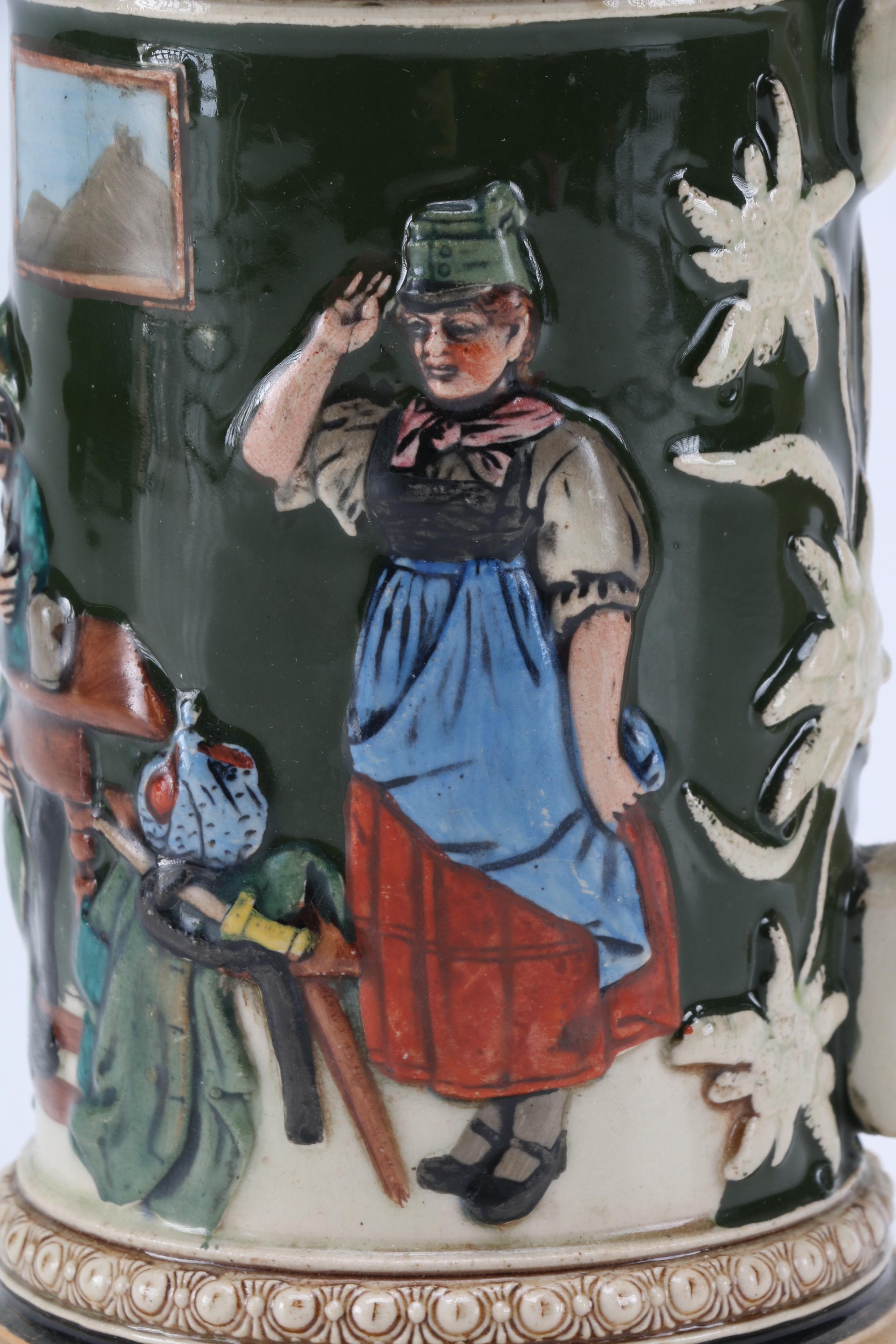 Ceramic German Beer Stein