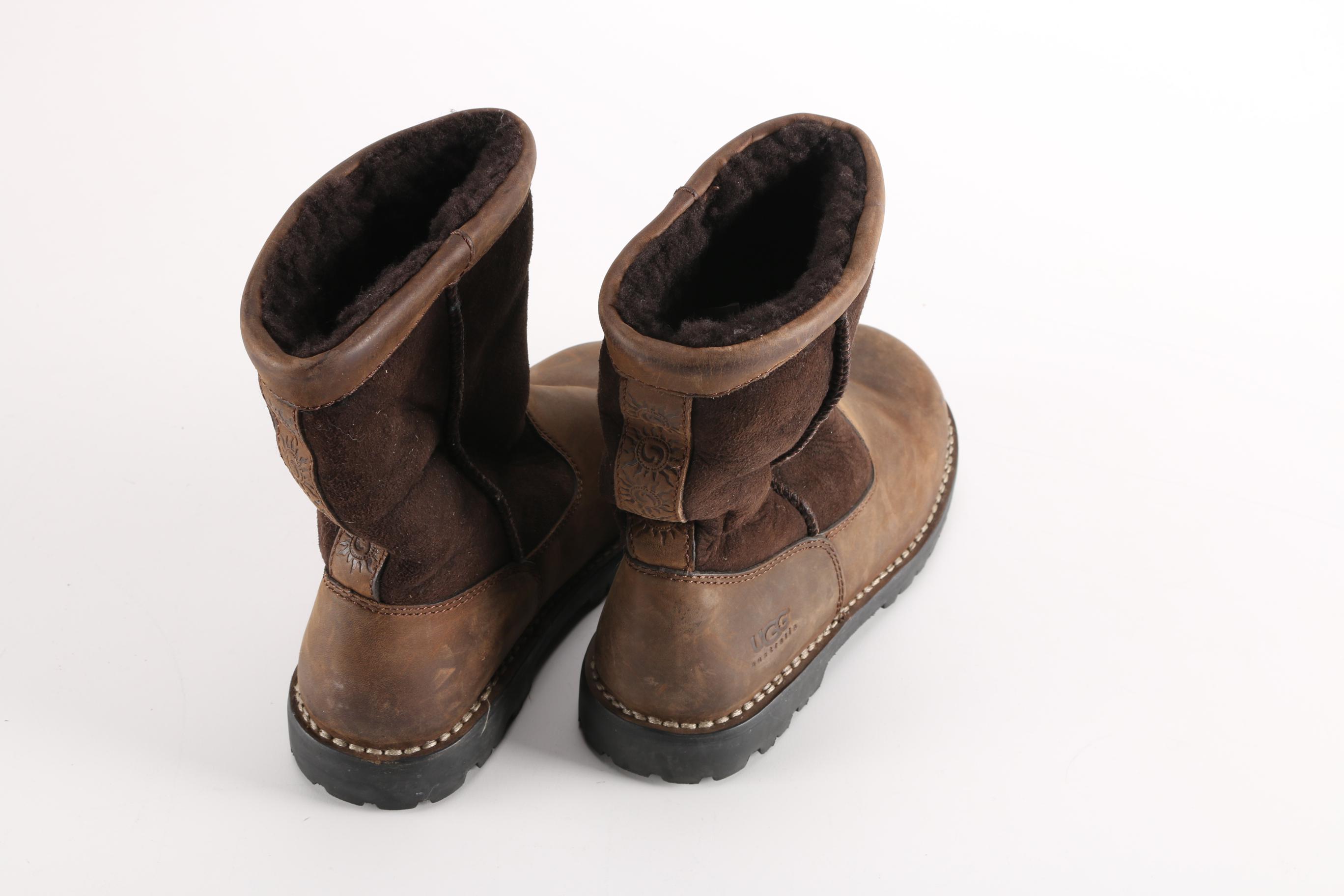 Pair of Brown UGG Boots