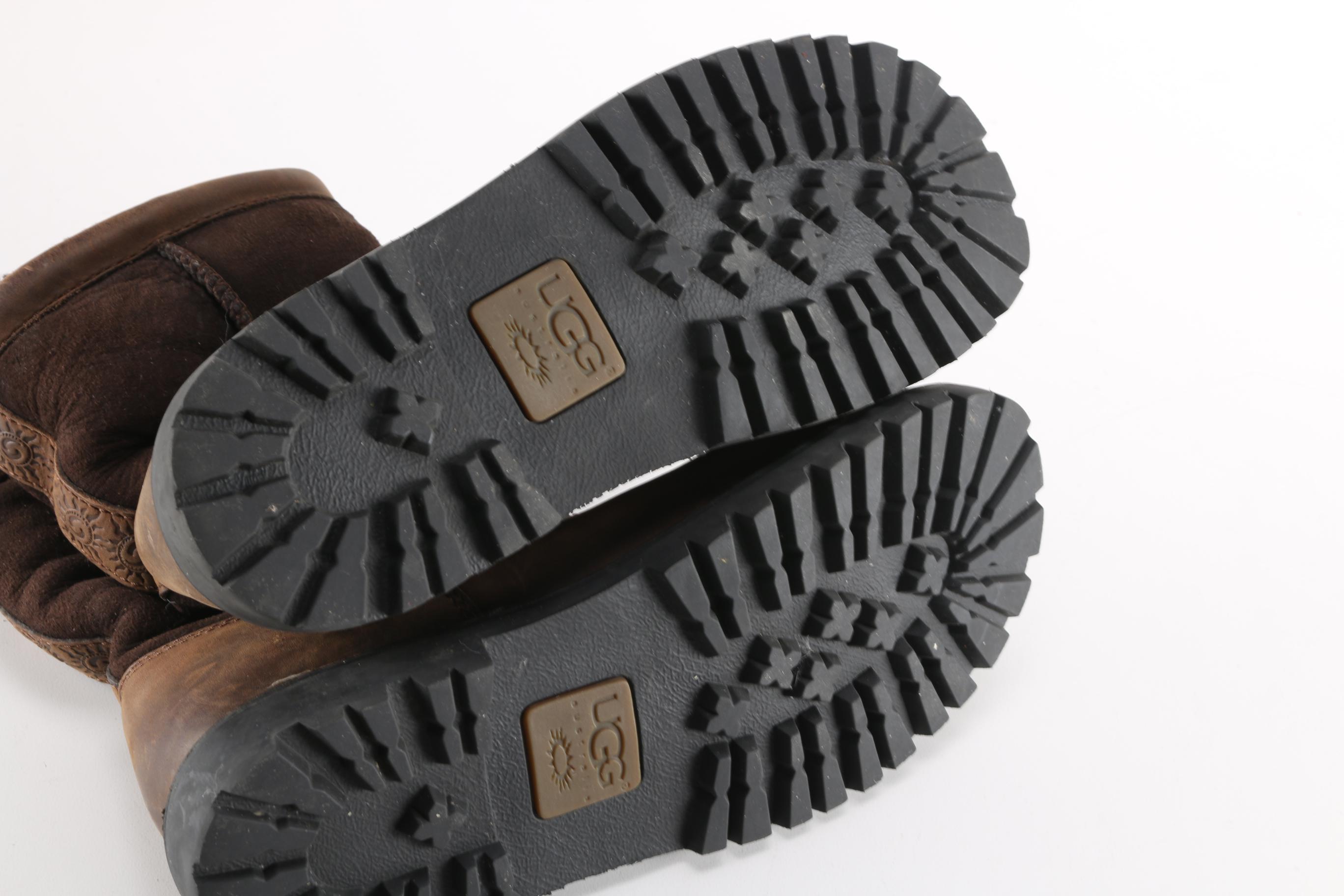 Pair of Brown UGG Boots