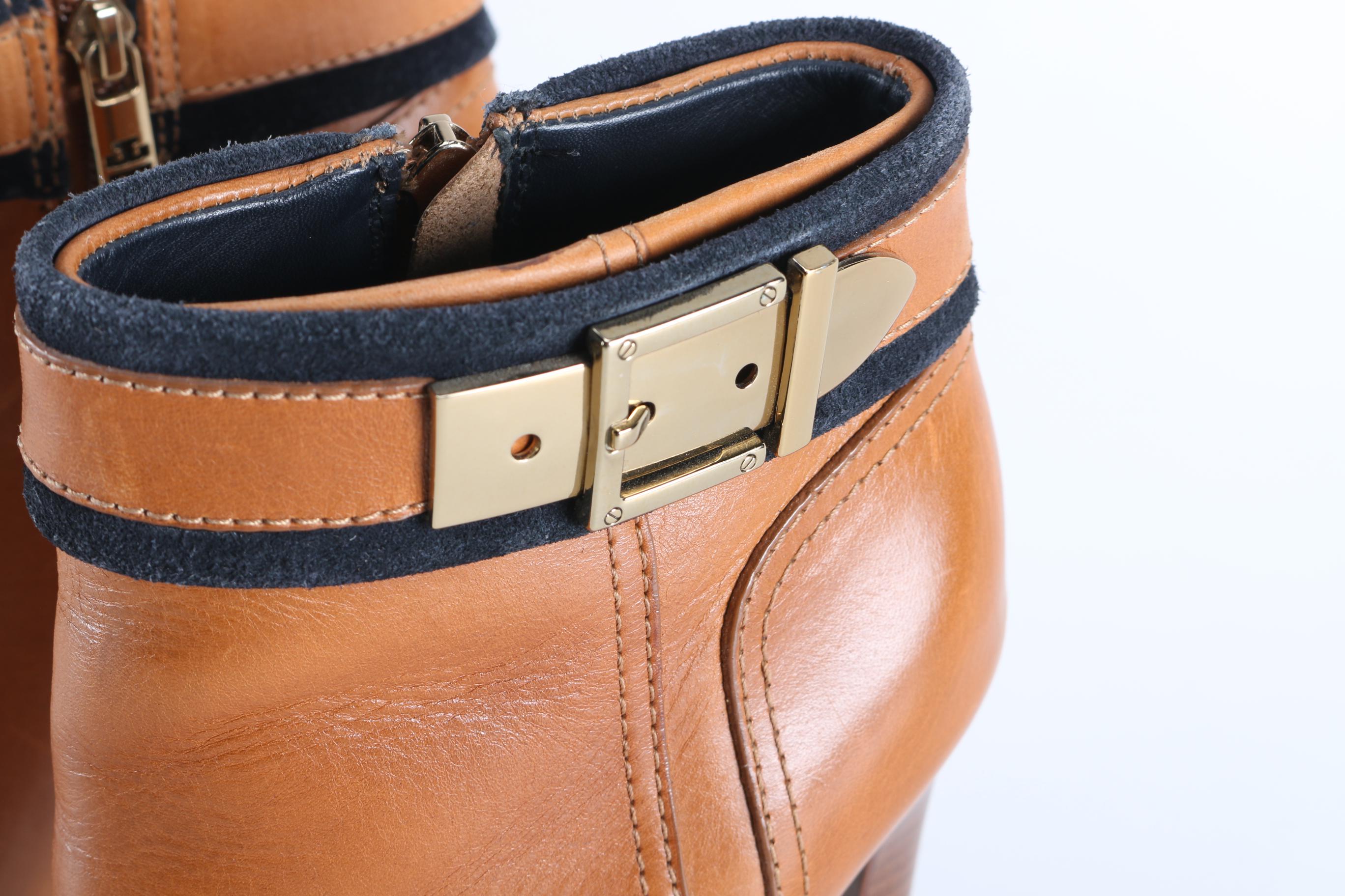 Tory Burch Leather Belinda Bootie and Uma Boots