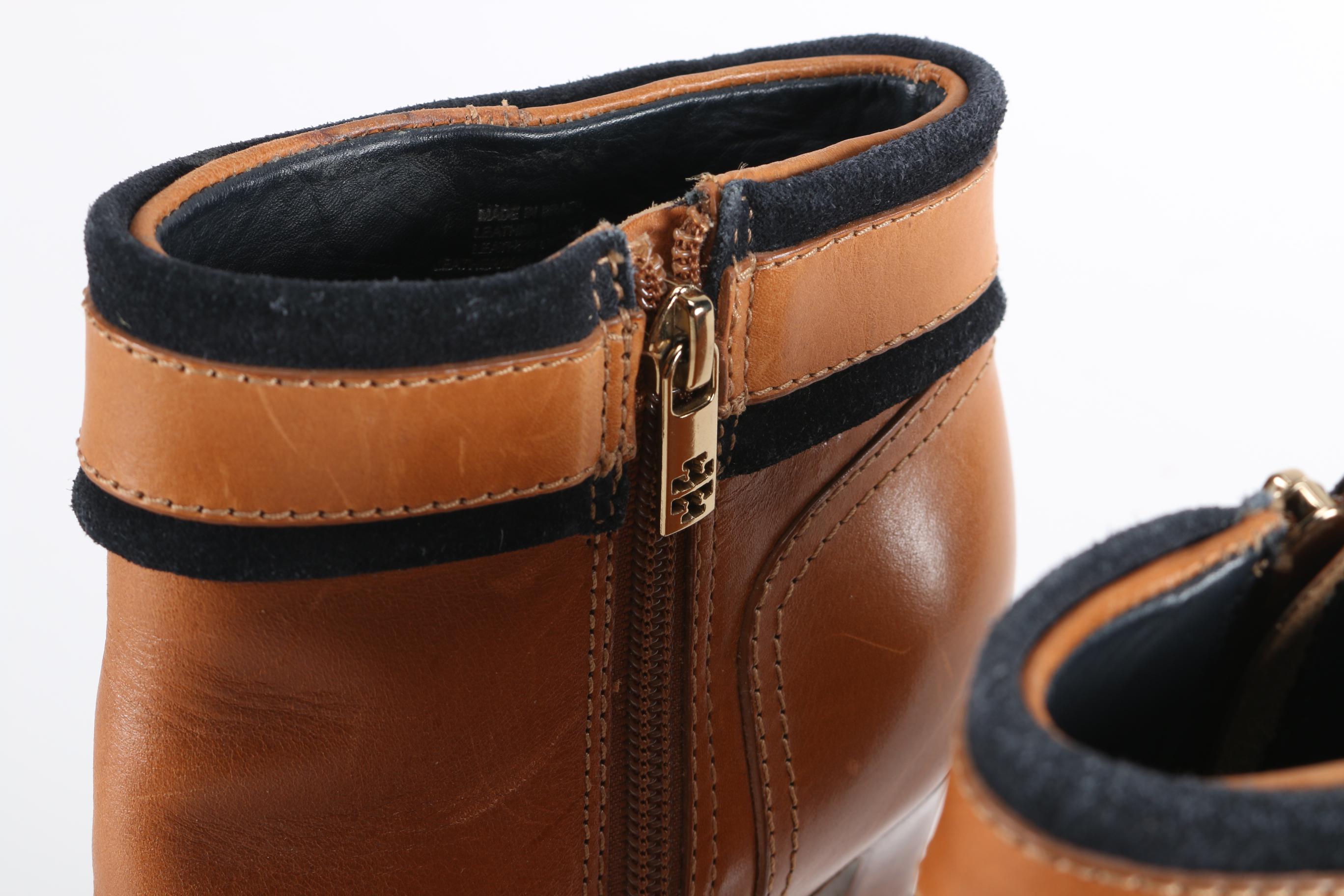 Tory Burch Leather Belinda Bootie and Uma Boots