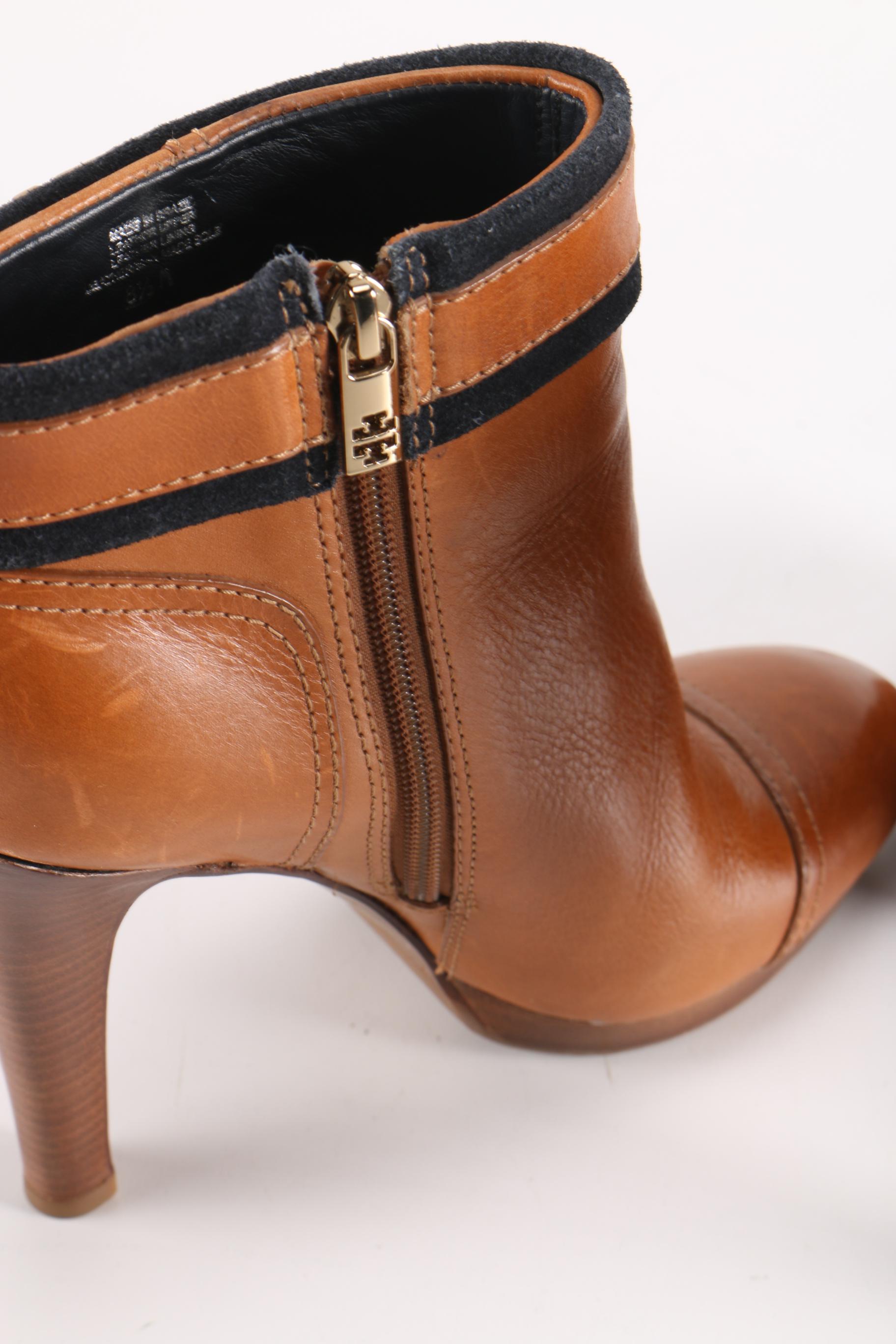 Tory Burch Leather Belinda Bootie and Uma Boots