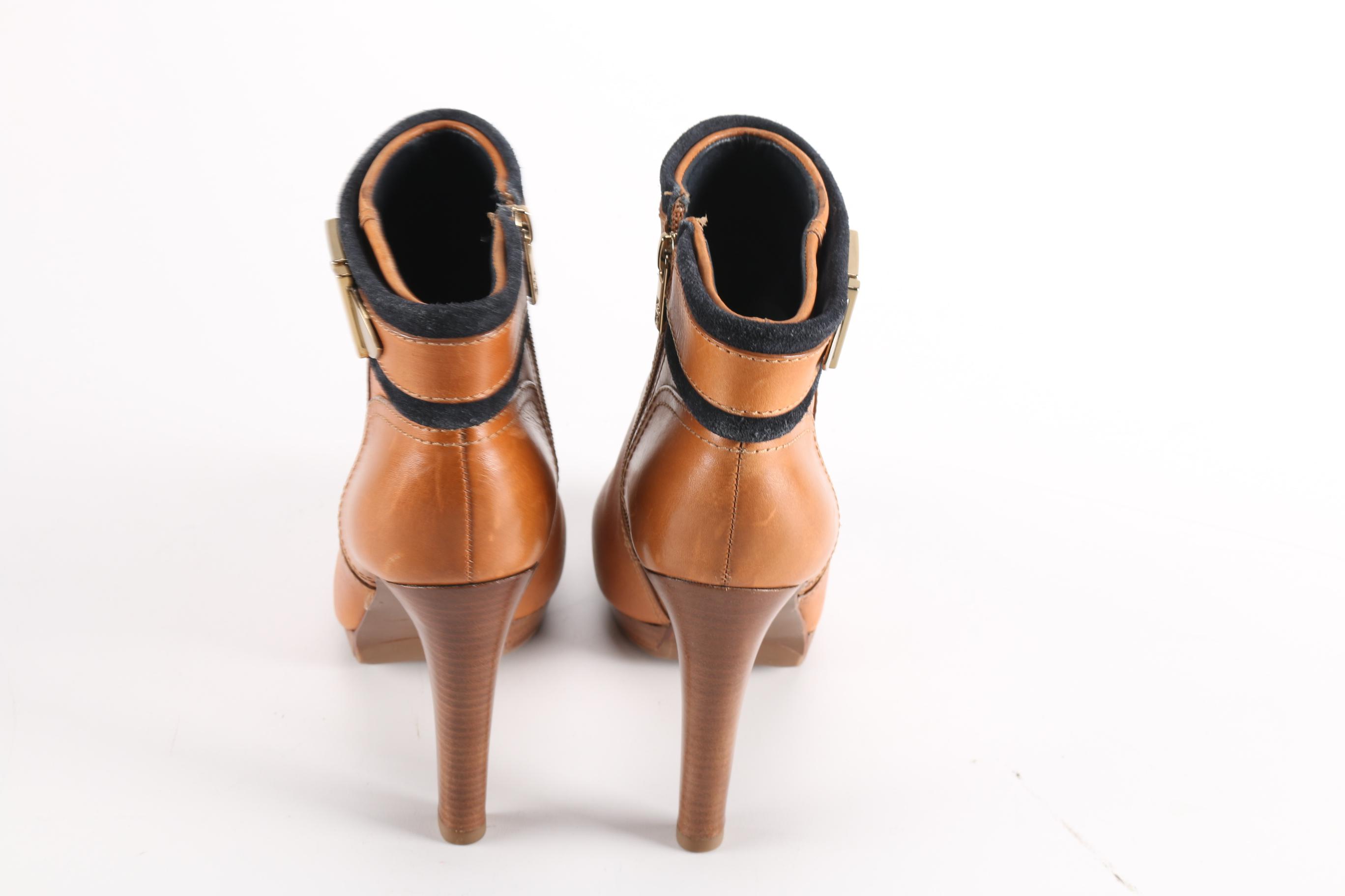 Tory Burch Leather Belinda Bootie and Uma Boots