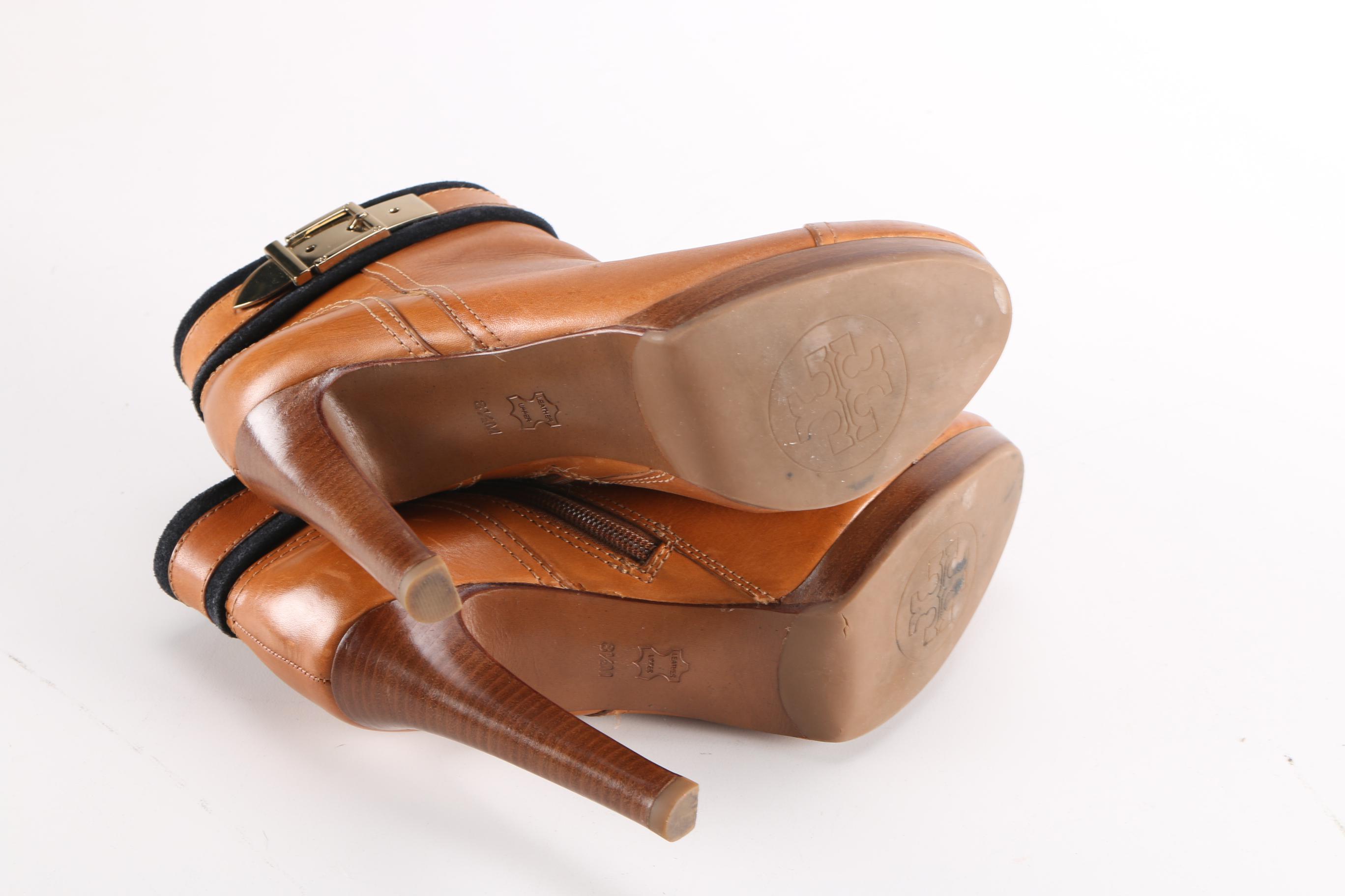 Tory Burch Leather Belinda Bootie and Uma Boots