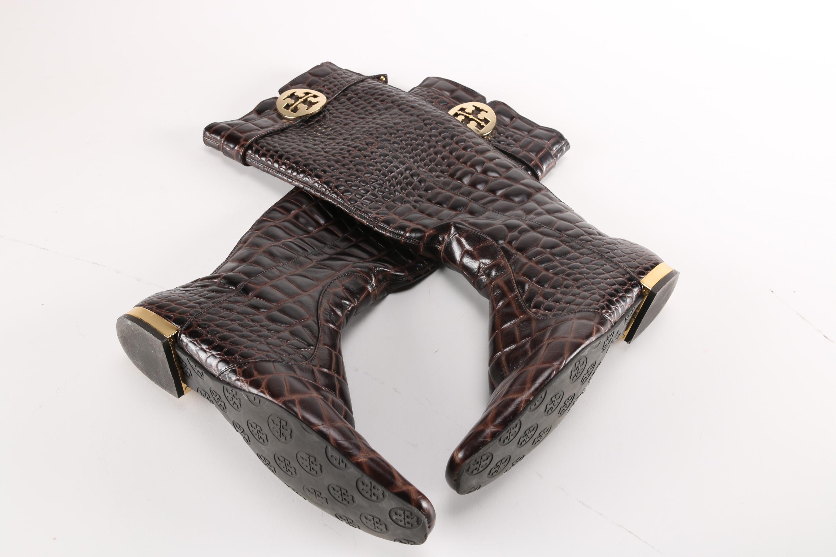 Tory Burch Leather Belinda Bootie and Uma Boots