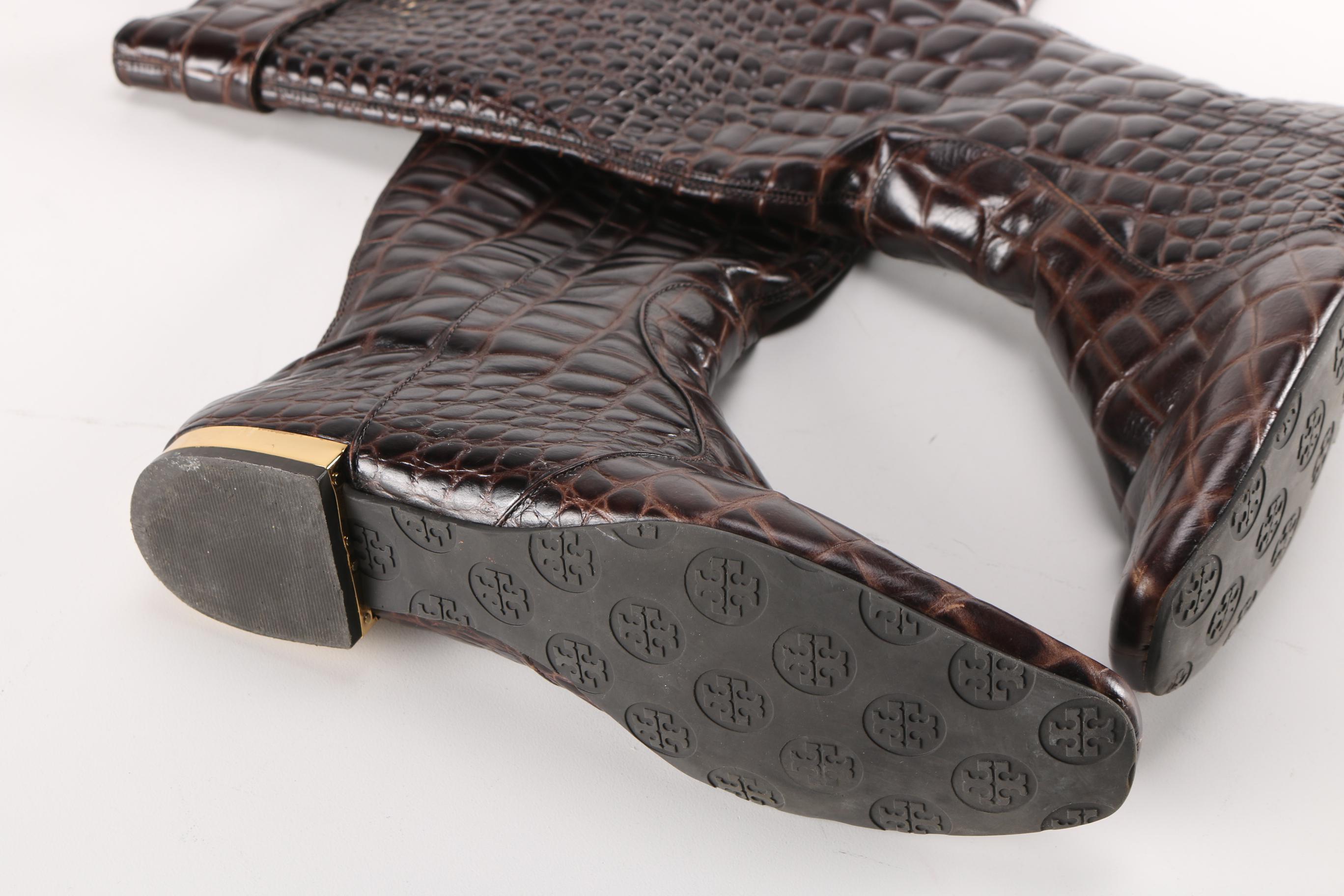 Tory Burch Leather Belinda Bootie and Uma Boots