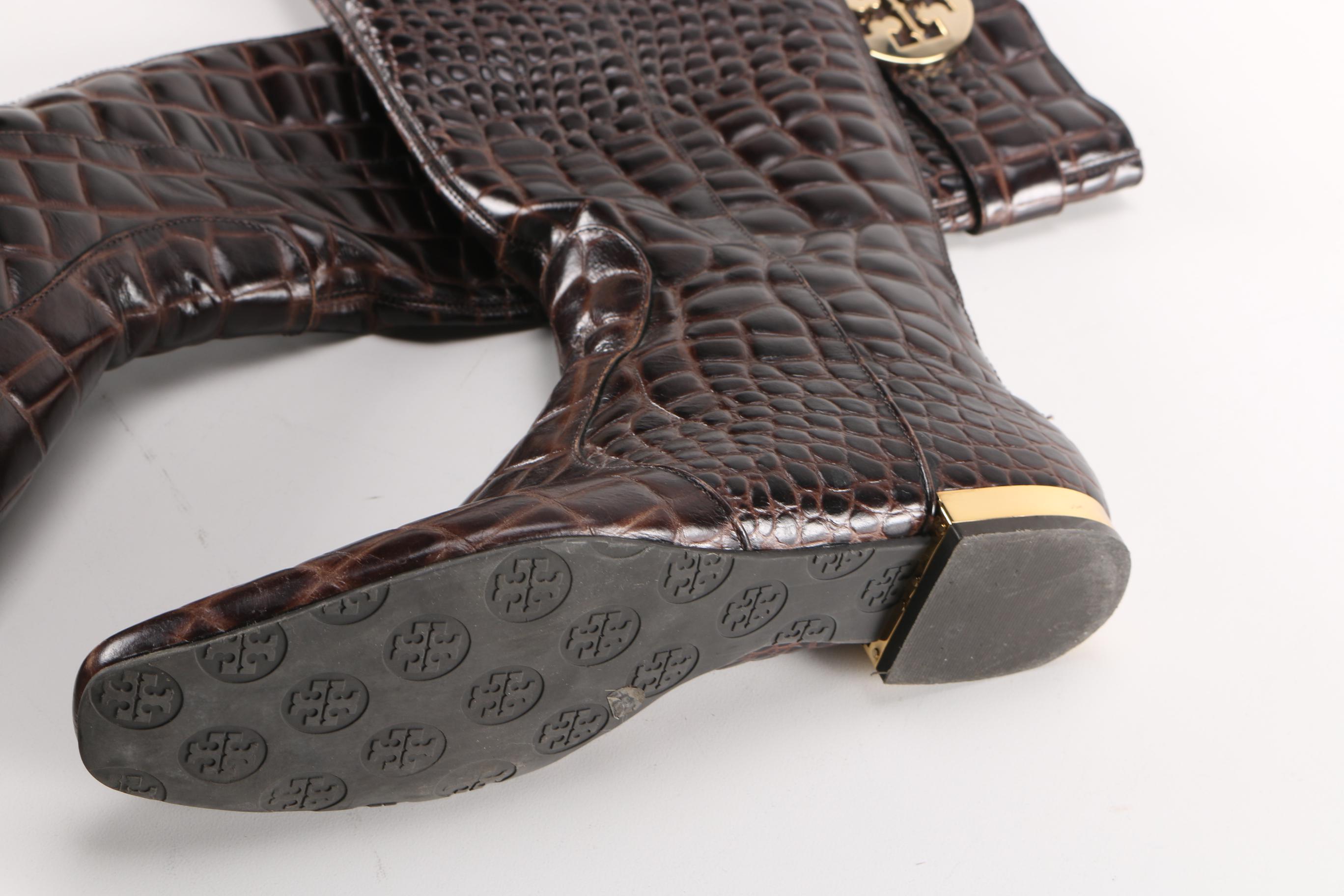 Tory Burch Leather Belinda Bootie and Uma Boots