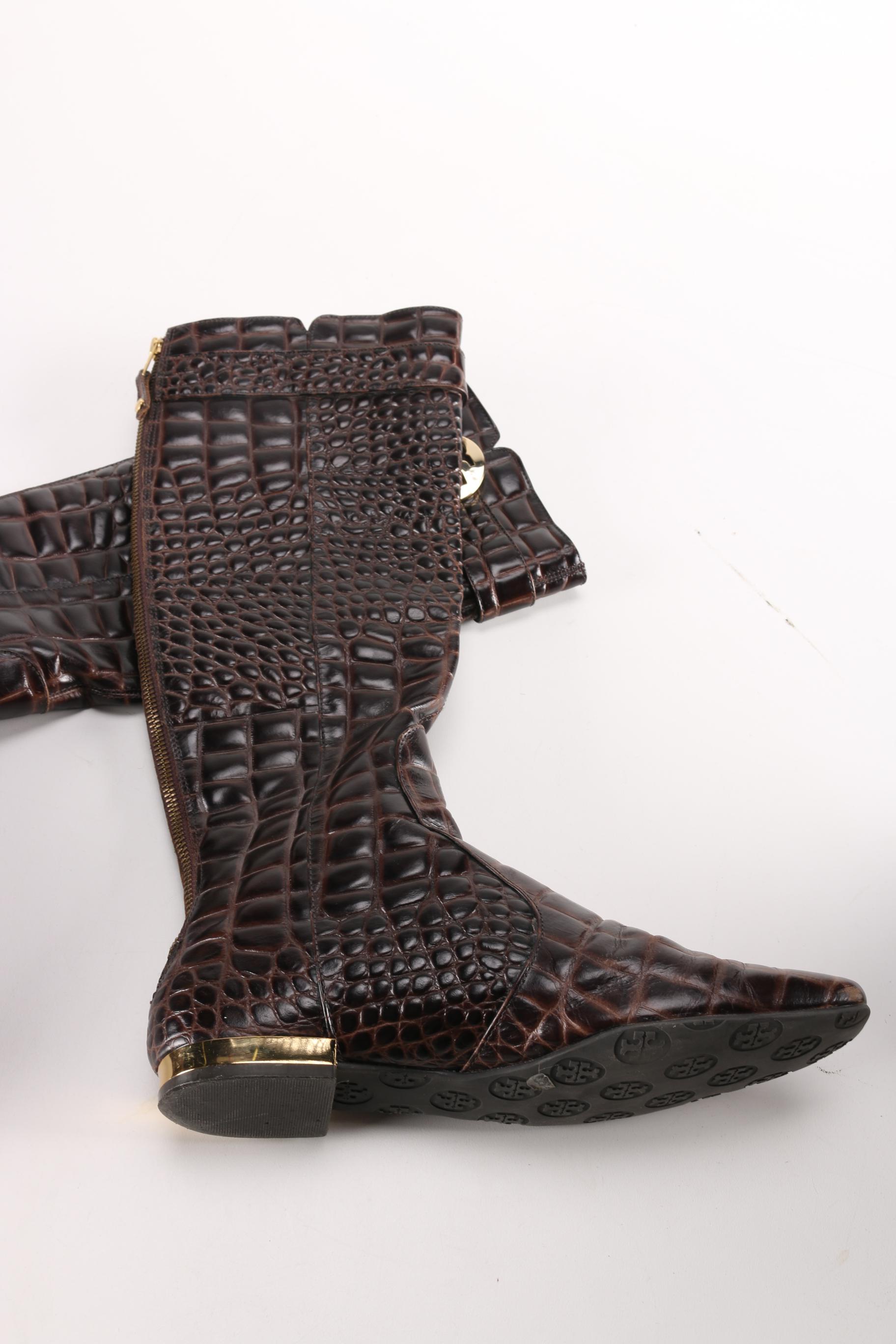 Tory Burch Leather Belinda Bootie and Uma Boots