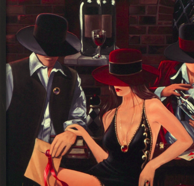 Victor Ostrovsky "Encounters" Limited Edition Giclee