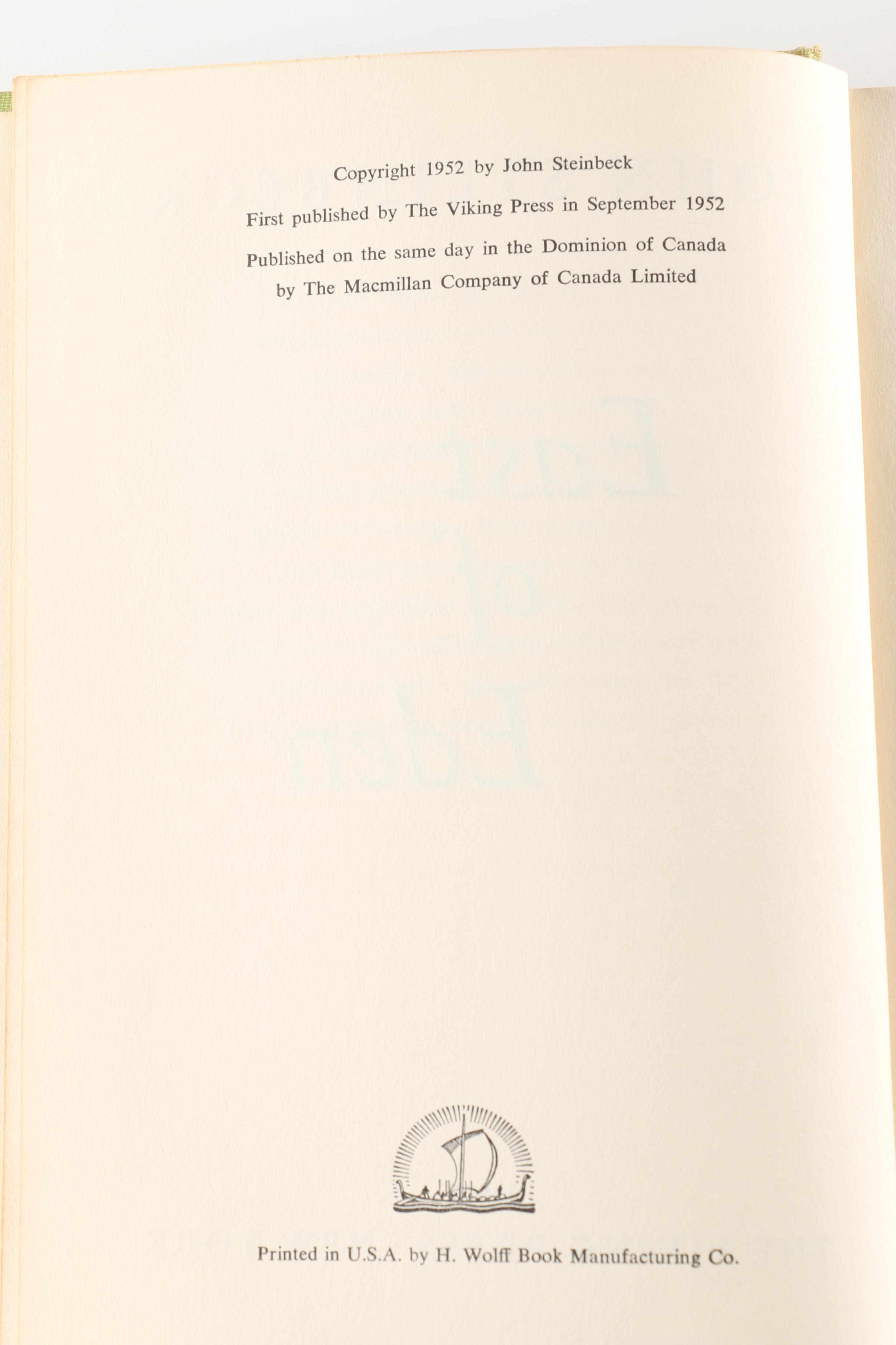 John Steinbeck's "East of Eden"