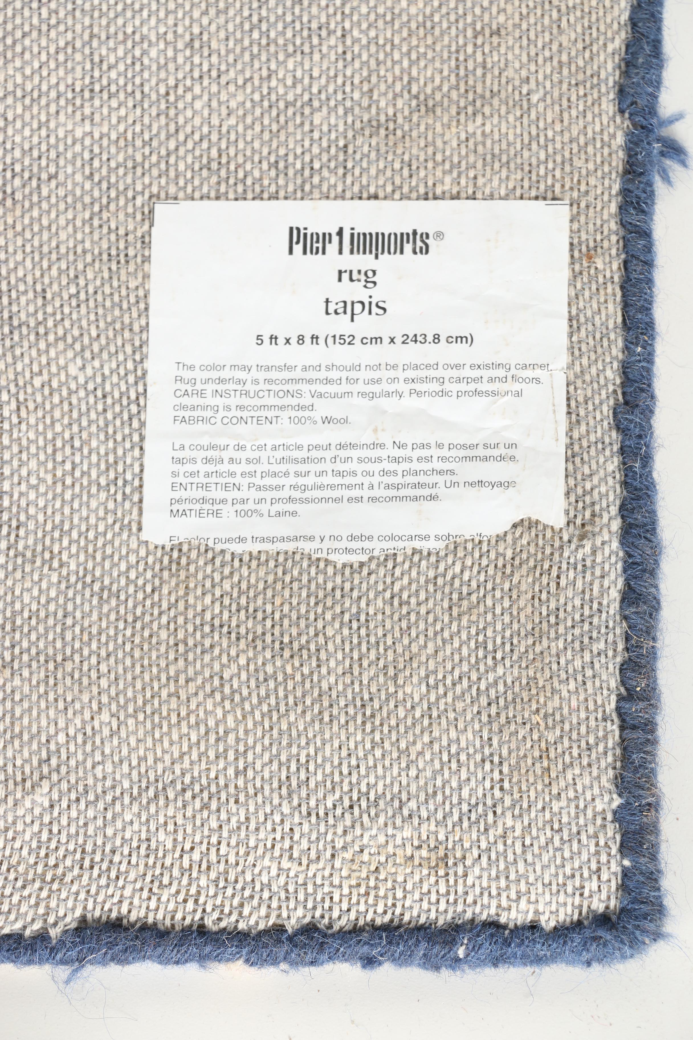 Pier 1 Imports Wool Tapis Rug