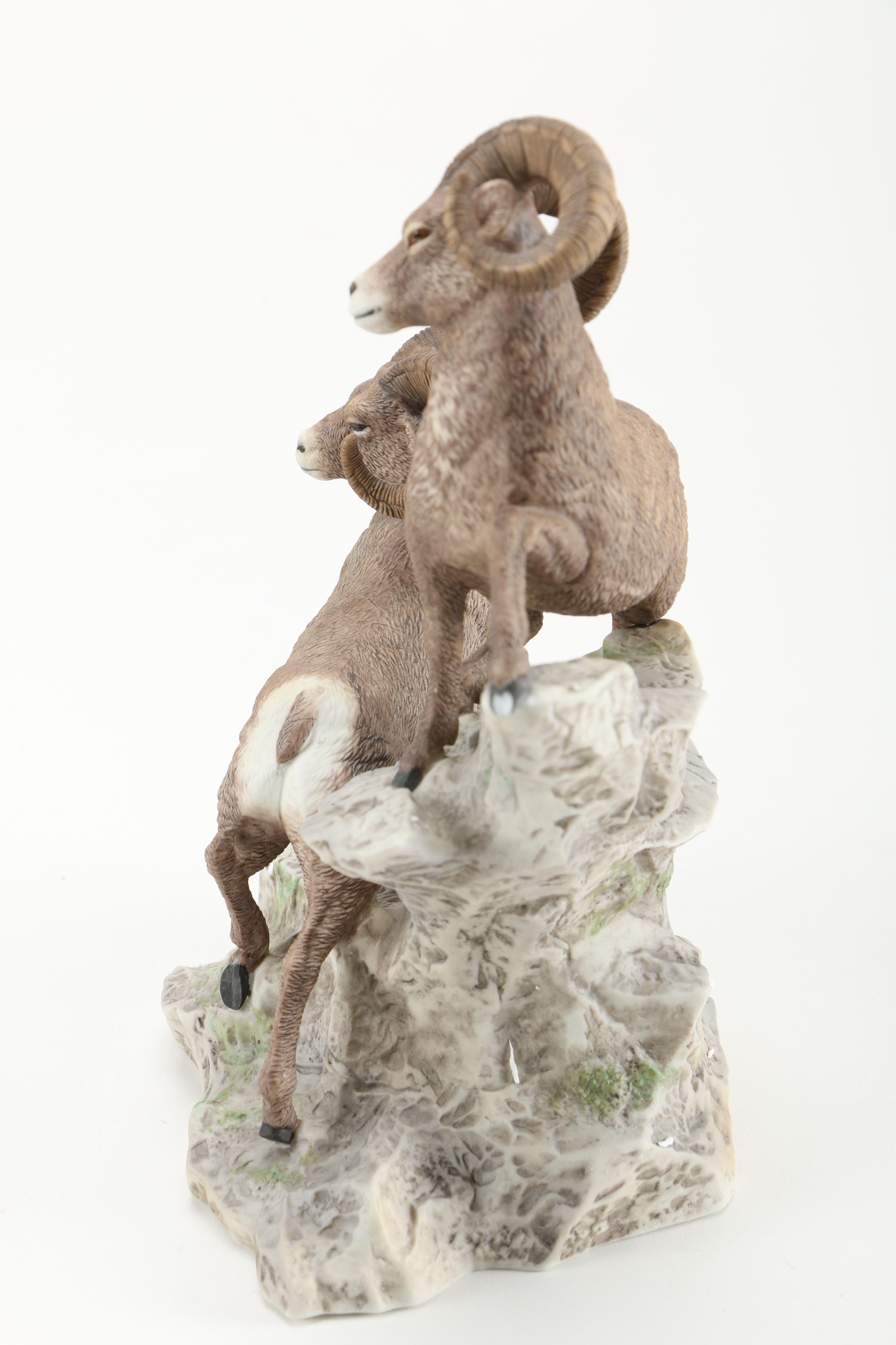 Lenox "Wildlife of the Seven Continents" Bighorn Sheep Porcelain Figurine